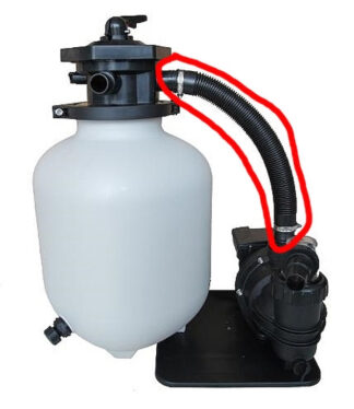 Propojovací hadice (48 cm) k filtraci ProfiStar 6
