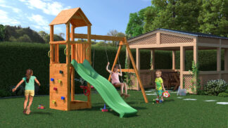 Dětské hřiště Marimex Play 006 + zelená skluzavka