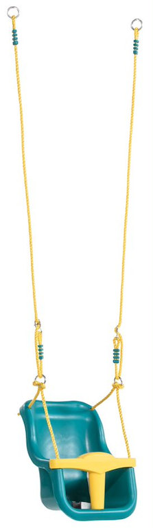 Závěsná houpačka baby Luxe - tyrkysová