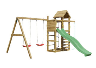 Dětské hřiště Marimex Play Basic 011 + zelená skluzavka