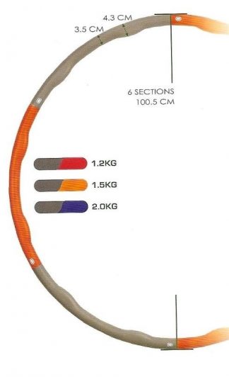 Kruh hula hop ring SEDCO WAVE 0,75 kg