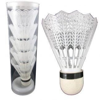 Míček badminton TUBA 6ks 2710B - bílý bílá