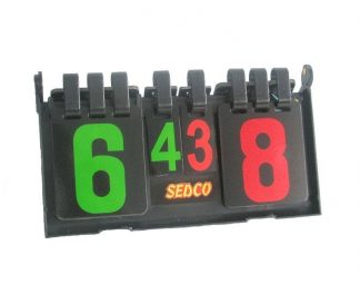 Ukazatel skóre volejbal plastový Sedco 37 x 20 cm černý černá