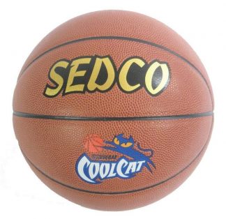 Míč basket SEDCO kůže SYNT. COOL CAT - 5 AKCE hnědá
