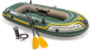 Člun nafukovací SEAHAWK 2 Set INTEX zelená