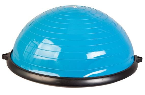 Balanční podložka LiveUp HOME BALL 62 × 22 x 62 cm modrá