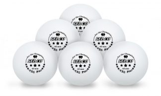 Míčky na stolní tenis SEDCO for CHAMPION 3*** CELL FREE 6ks bílá