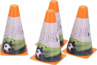 Kužely s potiskem 17 cm - Sada 4 ks oranžová
