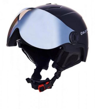 Lyžařská přilba Blizzard DOUBLE VISOR 56-59 BLACK MATT, MIRROR černá