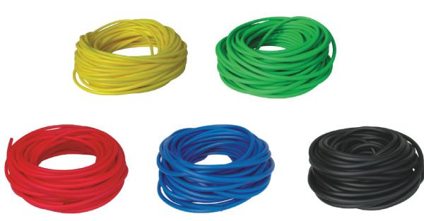 BAND TUBING - Odporová posilovací guma - LATEX FREE - 1 m zelená