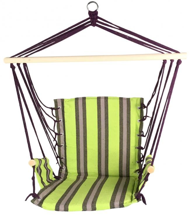 Houpací křeslo Sedco RELAX 103x56 cm šedá/zelená
