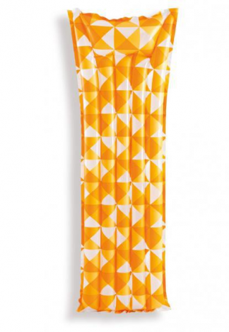 Lehátko nafukovací MOSAIC Intex 59712 183 x 69 cm oranžová