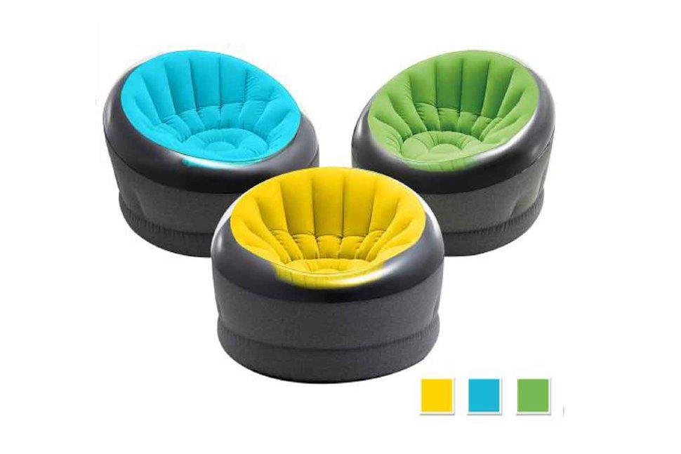 Nafukovací křeslo Intex 66582 EMPIRE chair žlutá
