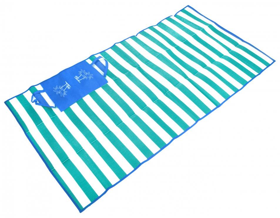 Skládací plážové lehátko SEDCO Plastic 180x90 cm modrá