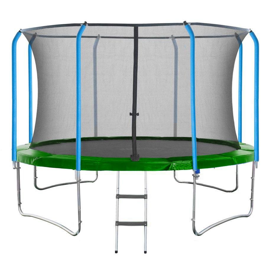 Trampolína SEDCO LUX SET 427 cm + síť a žebřík zelená