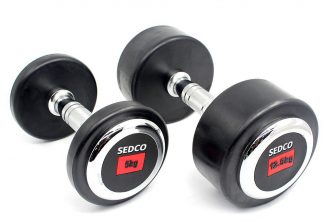 Jednoruční činka SEDCO pevná - STUDIO PROFI DELUXE 10