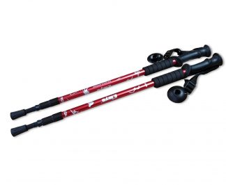 Trekové teleskopické hole SEDCO NORDIC 65-135 cm červená