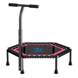 Trampolína s madlem SEDCO HEXAGON YQA75 - 127 cm Černá