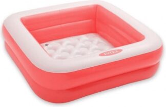 Dětský bazének čtverec Intex 57100 červená