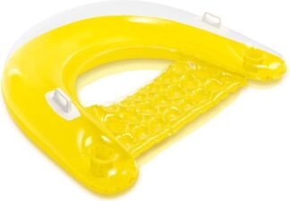 Nafukovací lehátko INTEX 58859 SIT N FLOAT 147x99cm žlutá