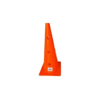 Kužel kopaná 45 cm SPARTAN děrovaný oranžová