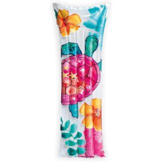 Nafukovací lehátko INTEX FASHION 59720 bílá/růžová