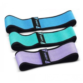 Posilovací odporový pás/guma LiveUp HIP BAND modrá