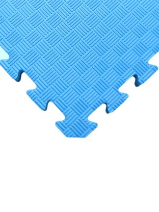 TATAMI PUZZLE podložka - Jednobarevná - 100x100x1,3 cm - podložka fitness modrá