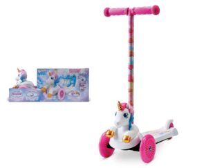 Koloběžka MONDO 25550 UNICORN 3D SCOOTER růžová