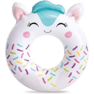 Nafukovací kruh Intex 56266 Cute Animals bílá