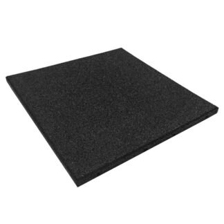 Gumová fitness podlaha Sedco Outdoor 100x100x1,5 cm černá
