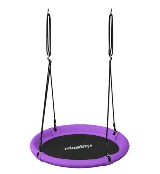 Závěsná houpačka SEDCO KSW001 čapí hnízdo 110cm fialová
