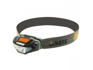 Čelová lampa YATE MAIA šedá