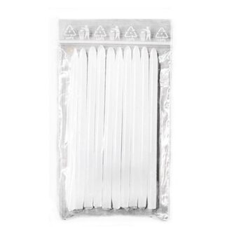 Kofixové svíčky - sada 10 ks čirá