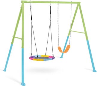 Zahradní houpačka INTEX 44125 TWO FEATURE SWING SET