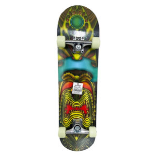 Skateboard 31X8 CN DECK ABEC3 Spartan žlutá