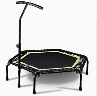 Trampolína s madlem SEDCO HEXAGON S600 - 122 cm Černá