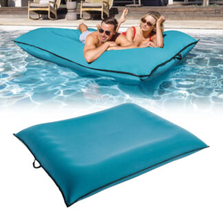 Nafukovací lehátko INTEX 56794 LUXE LOUNGE 198x157 cm modrá