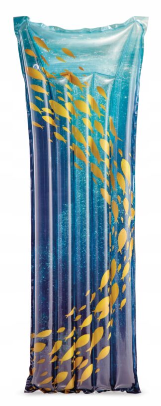 Nafukovací lehátko INTEX FASHION 59720 tmavě modrá