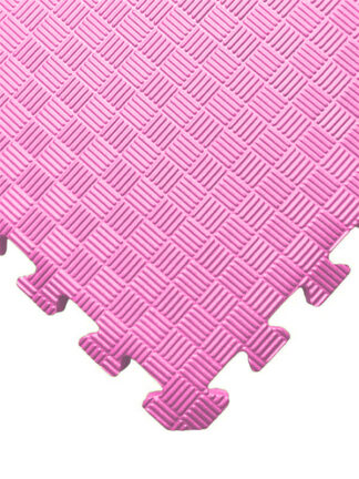 TATAMI PUZZLE podložka - Jednobarevná - 50x50x1,3 cm podložka fitness růžová