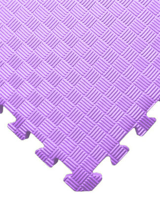 TATAMI PUZZLE podložka - Jednobarevná - 100x100x1,3 cm - podložka fitness fialová