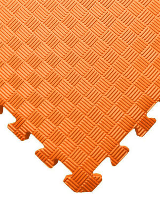 TATAMI-TAEKWONDO PUZZLE - Jednobarevná - 100x100x1,0 cm- podložka na cvičení oranžová