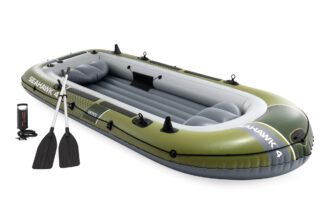 Nafukovací člun INTEX 66334 Sport Series SEAHAWK 4 Set zelená