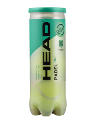 Padelové míčky HEAD PADEL ONE - SET 3ks