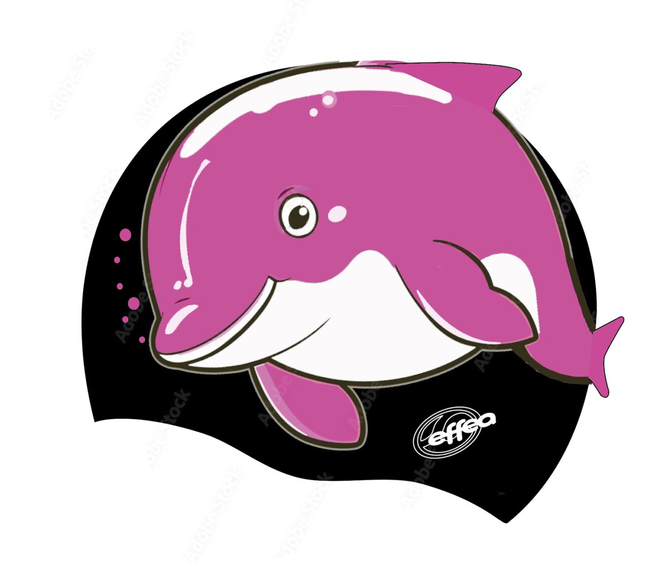 Koupací čepice Effea 1133 Fish růžová